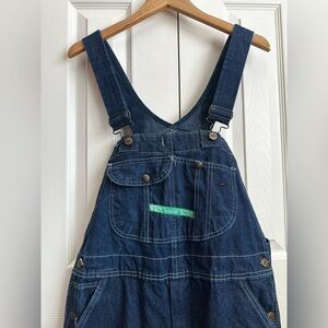 Vintage Key Imperial Mens 36x29 Carpenter Denim Bib Overalls Work Farm Trucker